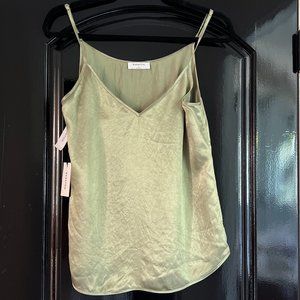 NWT Aritzia Babaton Everly Camisole in Sage / small